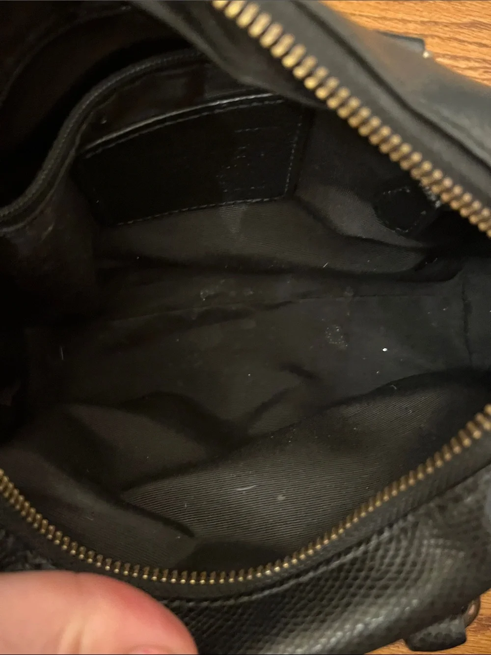 Coach Mini Baby Bennett Satchel (Model F34641) in Black Leather